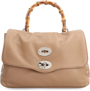 Postina S pebbled leather handbag-1